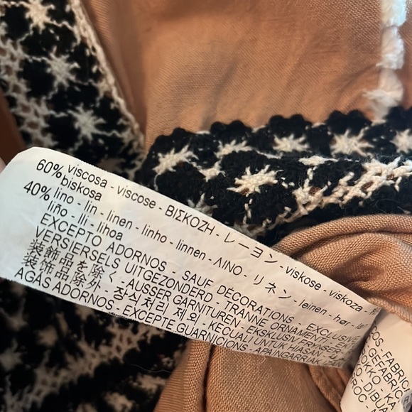 Linen blend Zara dress size XS - Picture 5 of 7